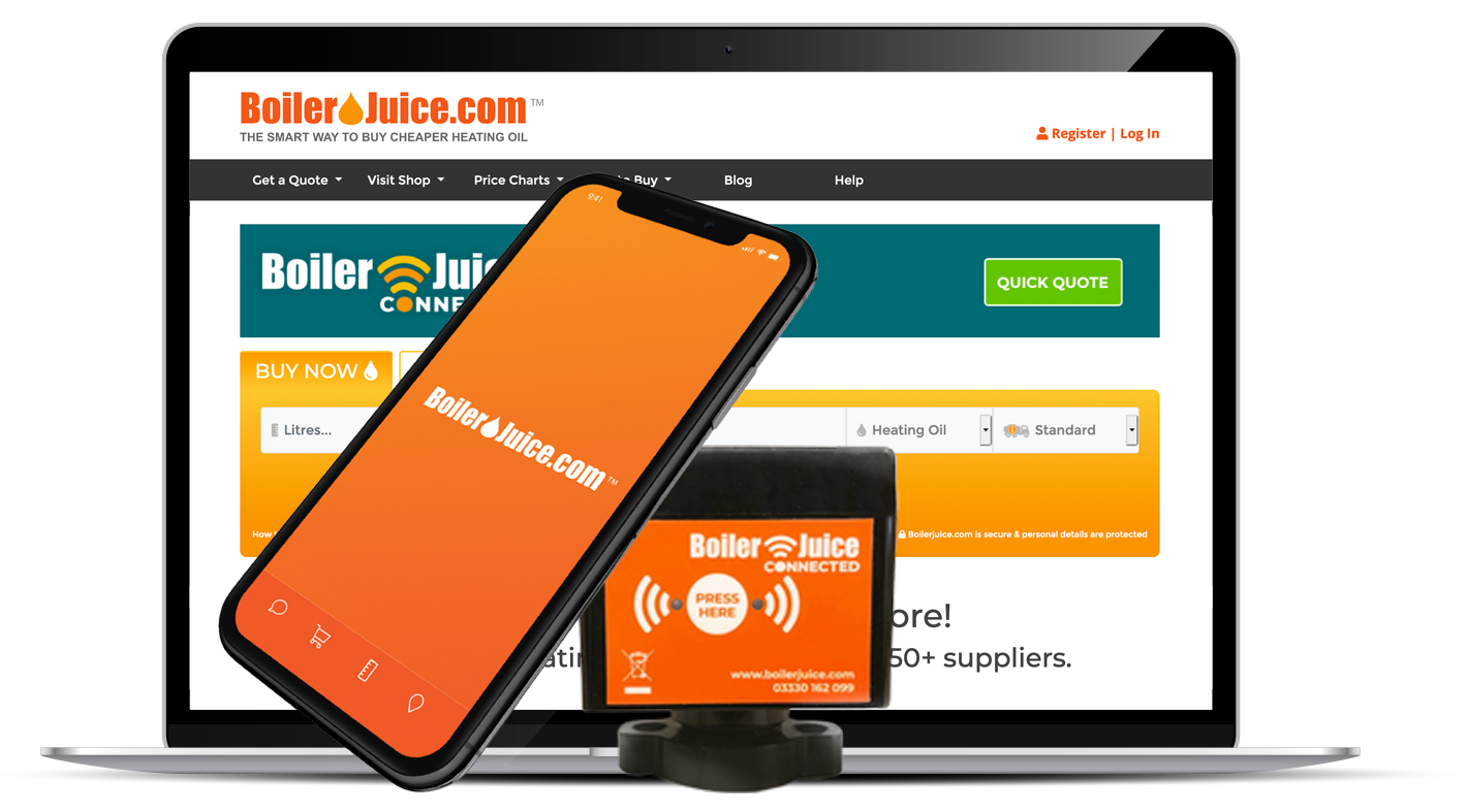 BoilerJuice smart wireless oil level customer service tech.