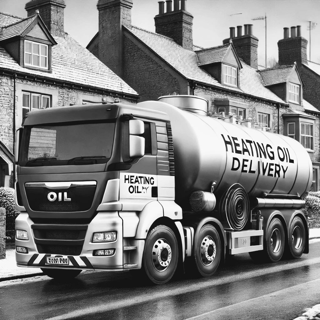 Heating oil truck