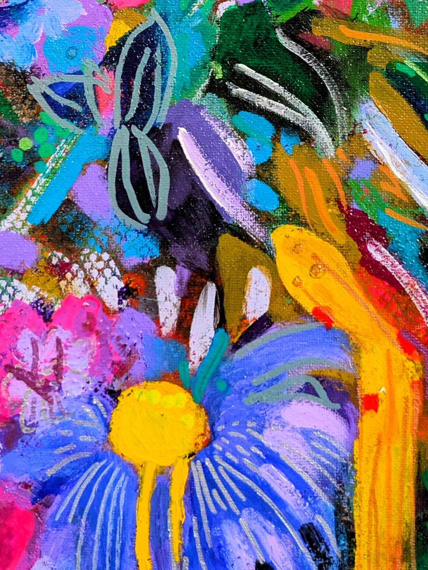 Avatar Flowers. Unseen energy of nature image
