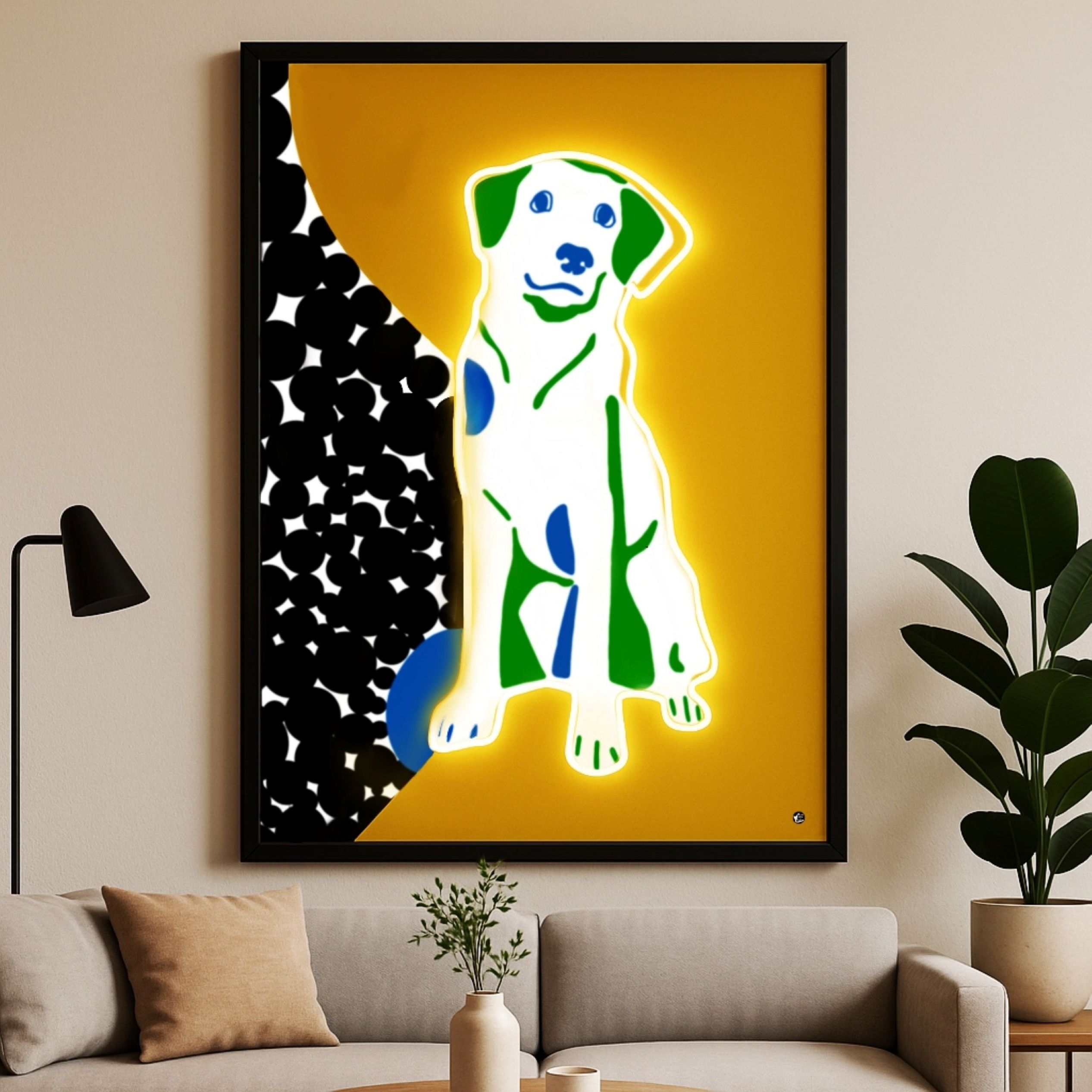 Wild pop animal portraits collection