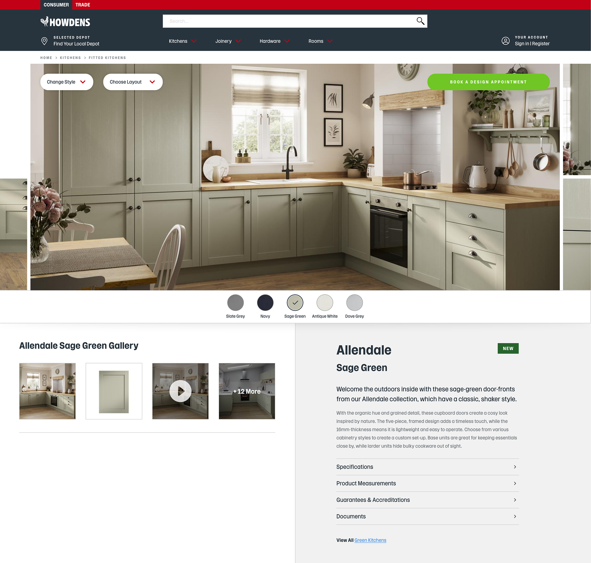 Howden Joinery Group Plc website.