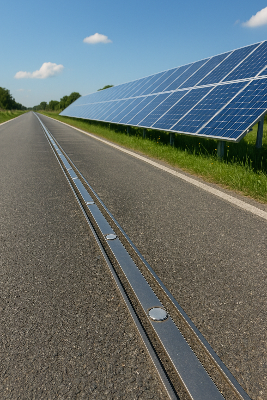 Image concept of the user experience of a living road concept.